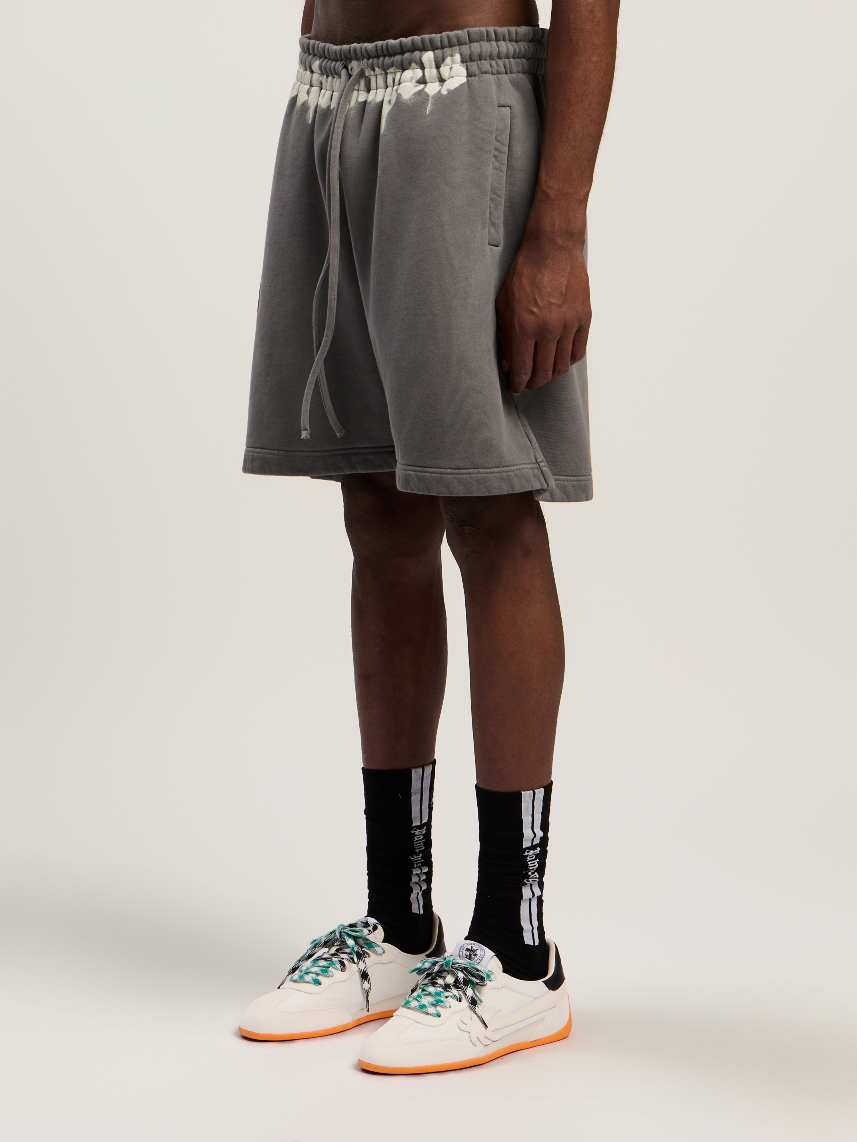 Waist Logo Sweatshort - 4