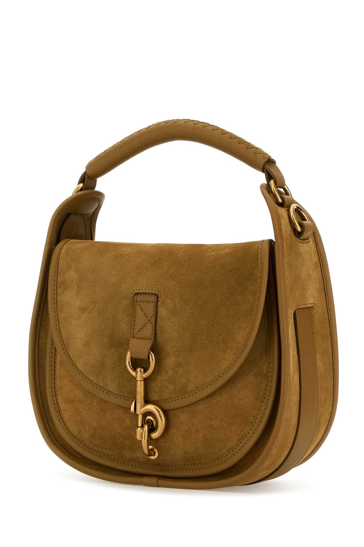 ハンドバッグ Burberry Camel Suede Hebden Handbag Burberry Camel Suede Hebden Handbag – LOZURI®