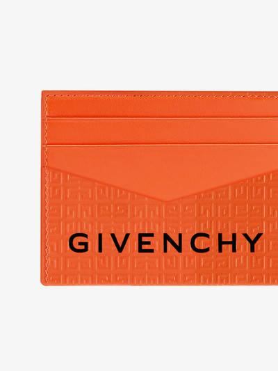 Givenchy GIVENCHY CARD HOLDER IN MICRO 4G LEATHER outlook