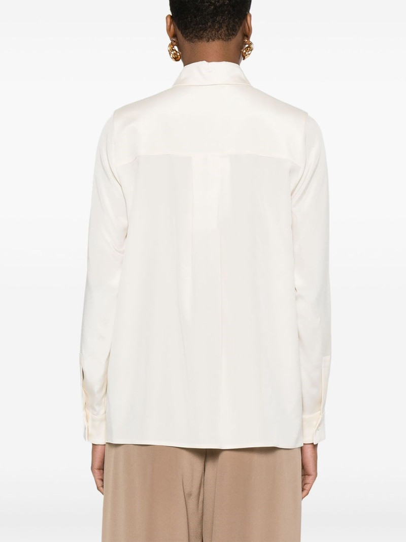 Max Mara Stretch silk cady shirt outlook