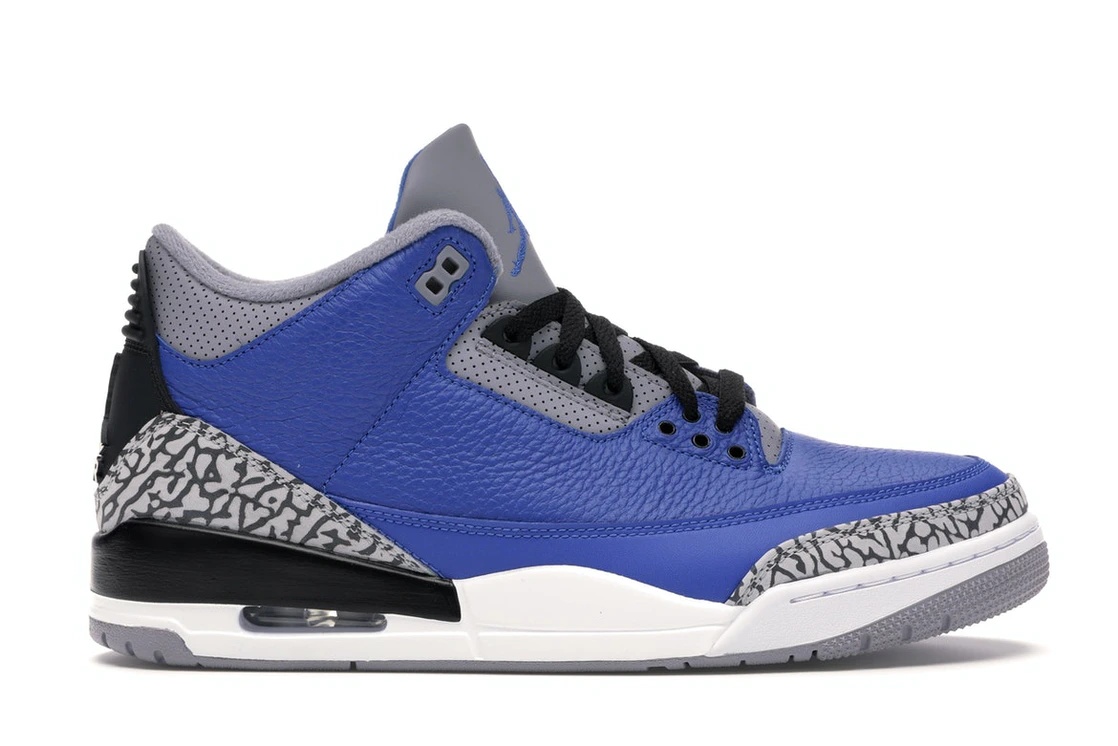 Jordan 3 Retro Varsity Royal Cement - 1