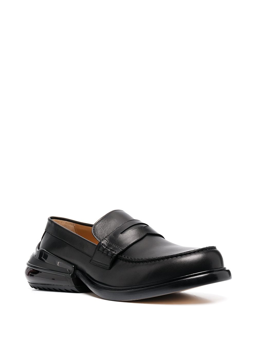 chunky-heel slip-on loafers - 2