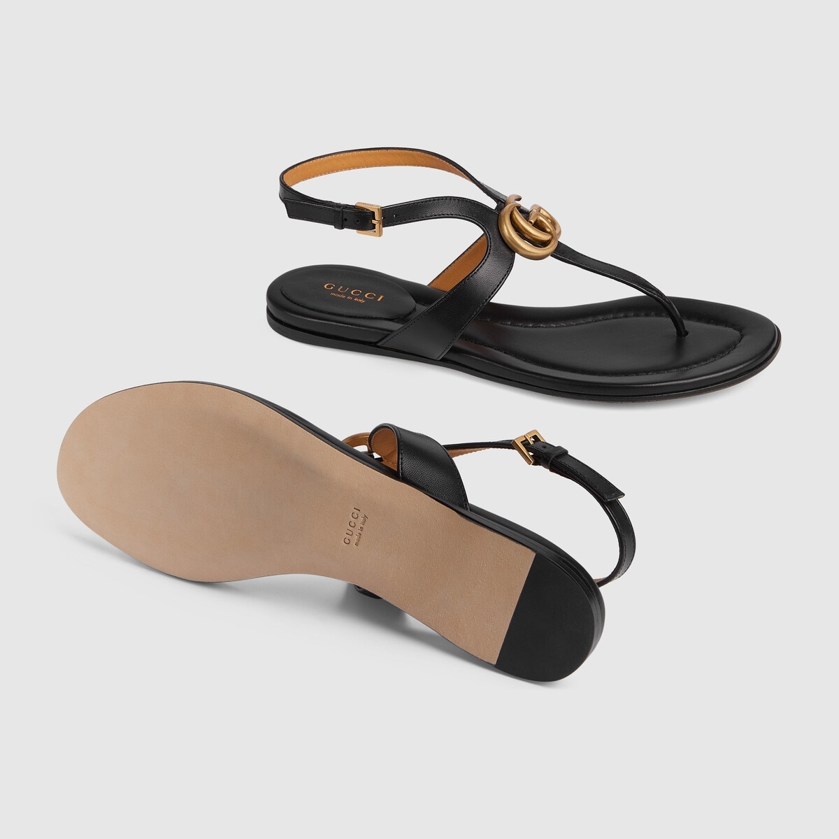 Women's Double G thong sandal - 5