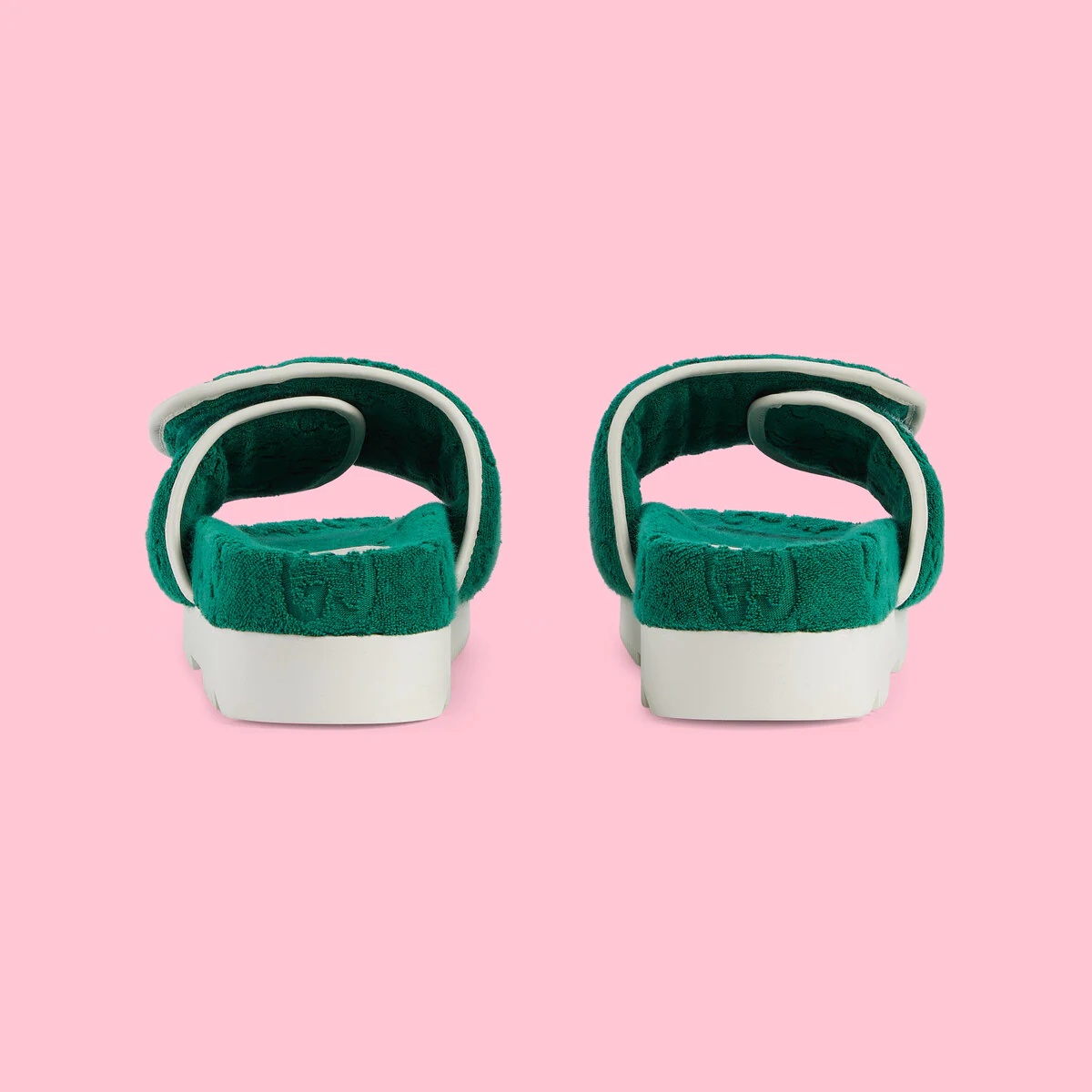 adidas x Gucci men's GG platform sandal - 3
