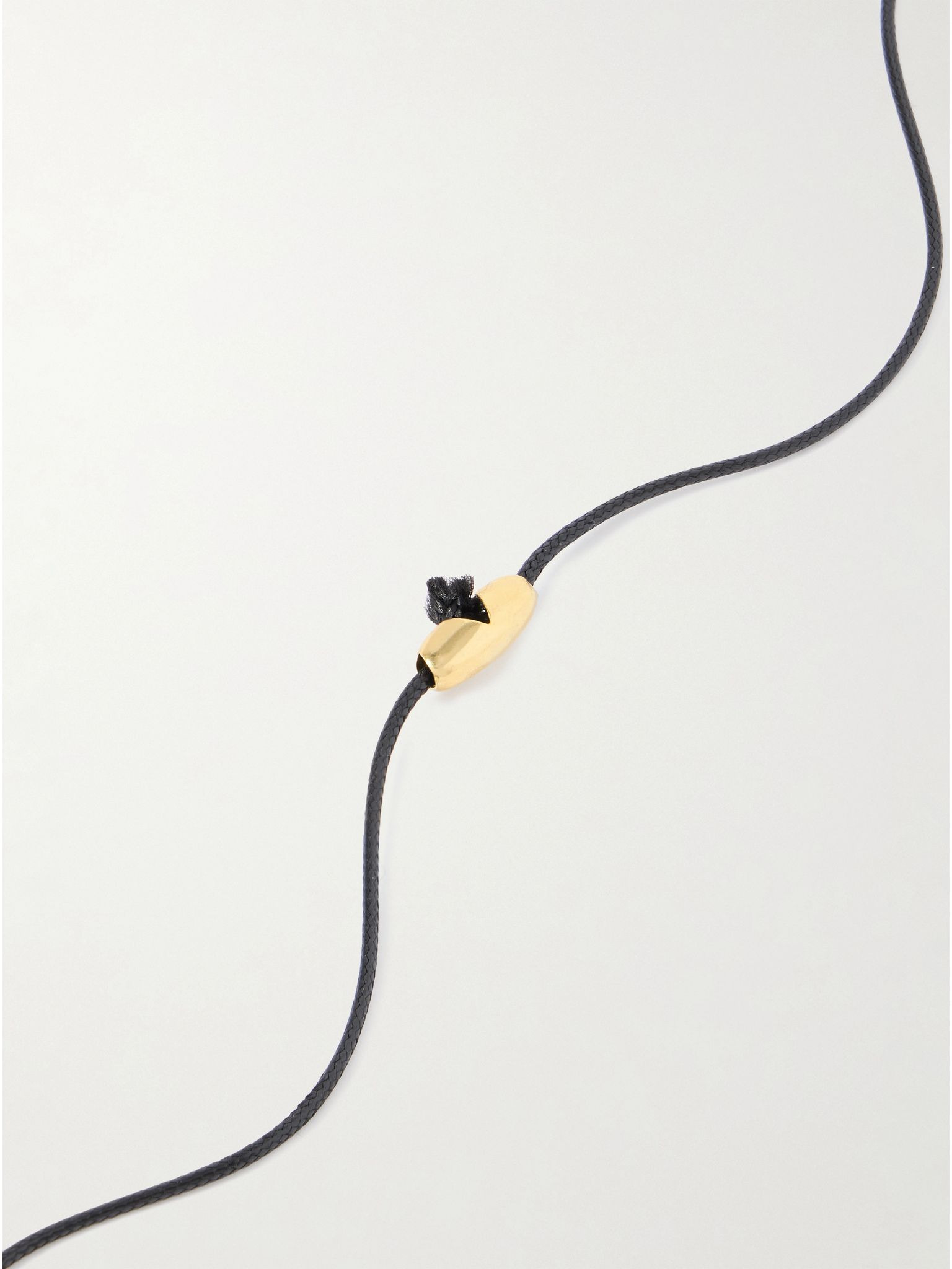 + Eden Rock St Barths Frangipanier gold-plated and cord necklace Gold - 3