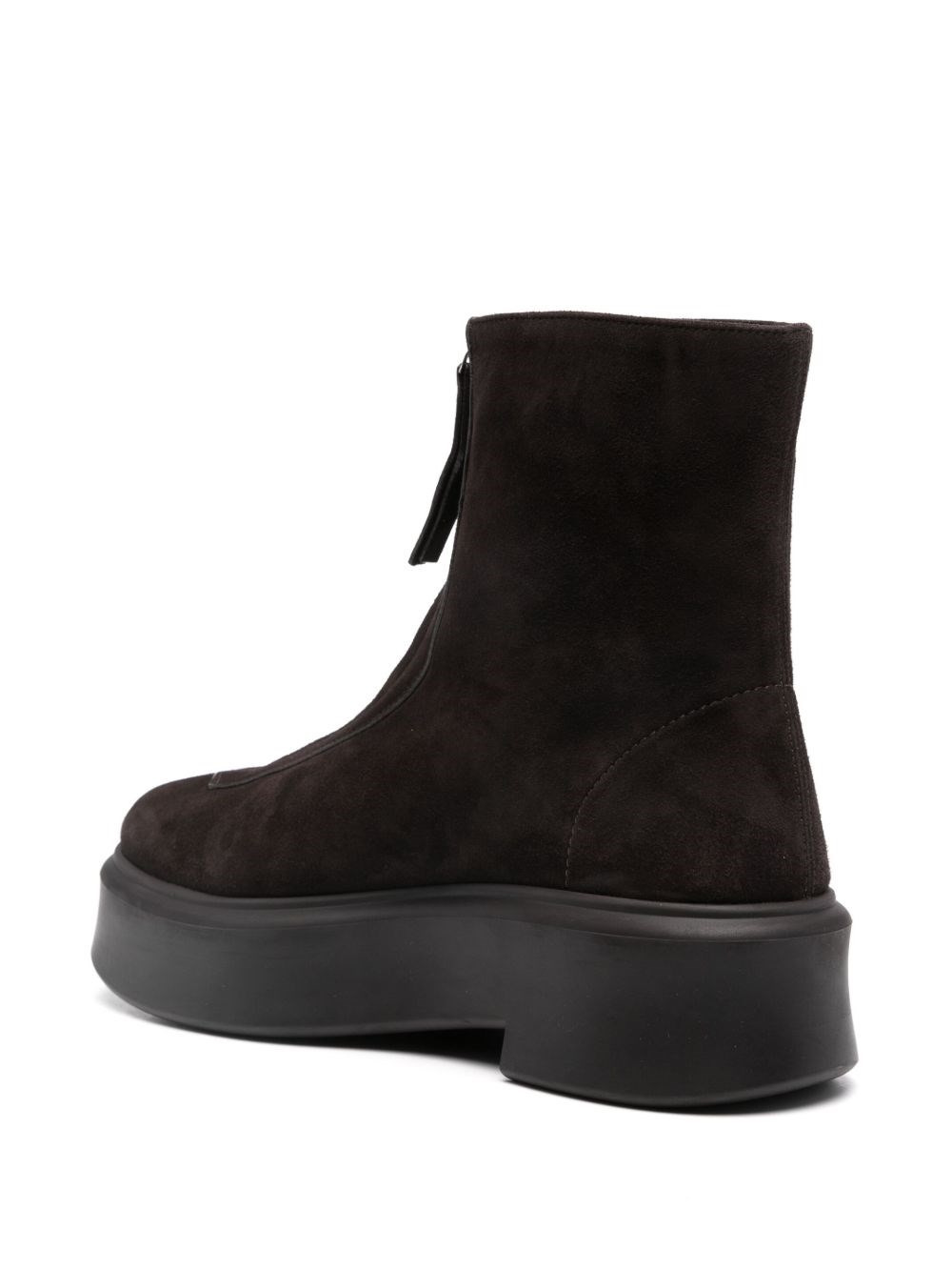 Zipped suede leather boots - 2