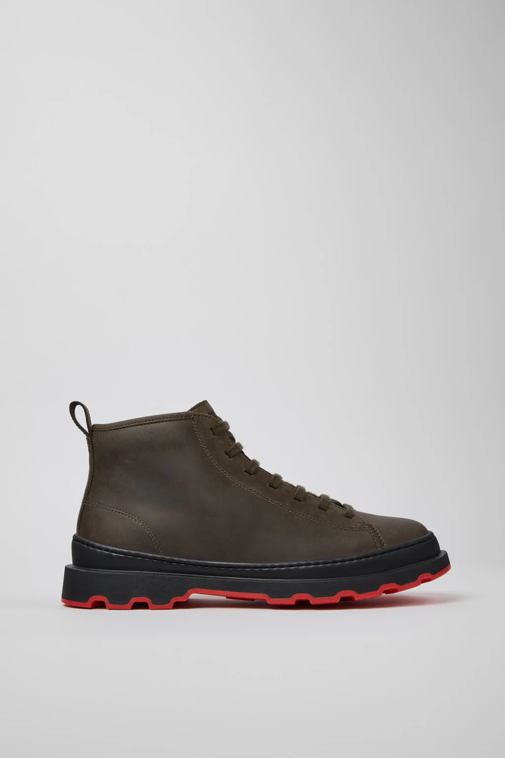 Brutus+ Green Nubuck Ankle Boots for Men. - 1