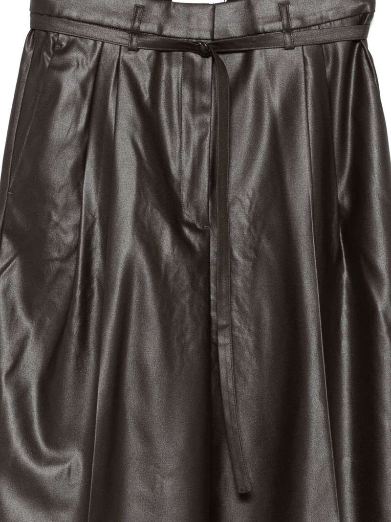 pleated leather trousers 3