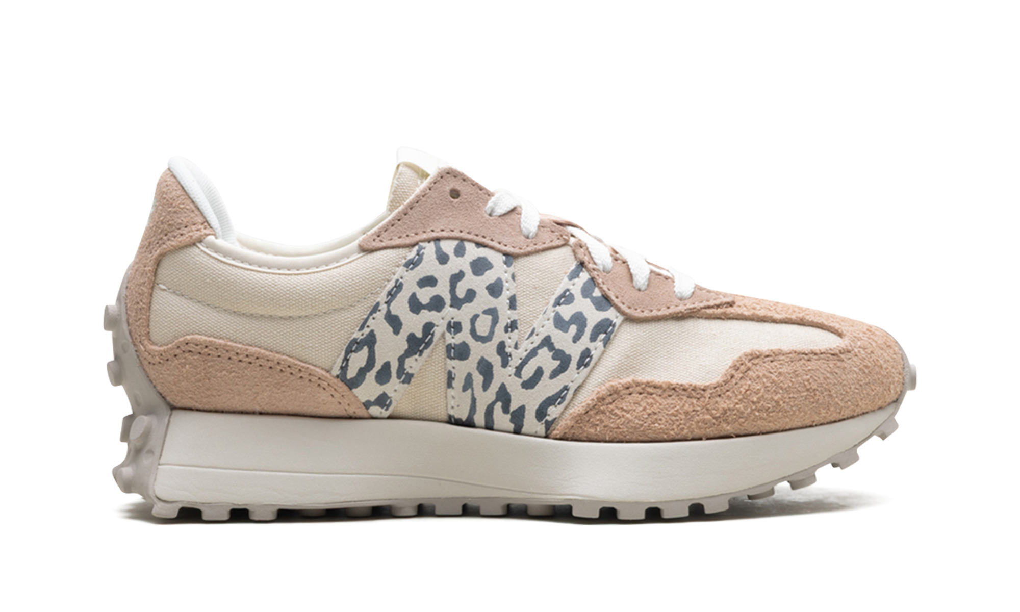 327 WMNS "Flat Taupe Linen Leopard" - 6