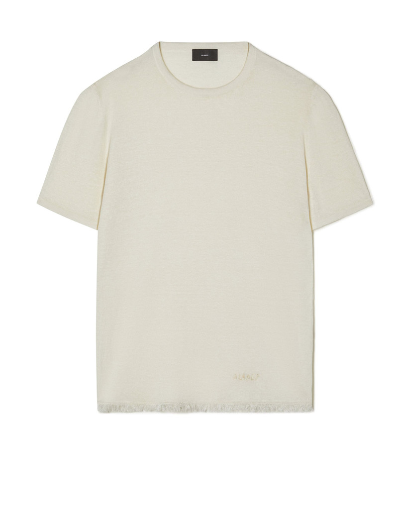 Linen Knit T-Shirt 1