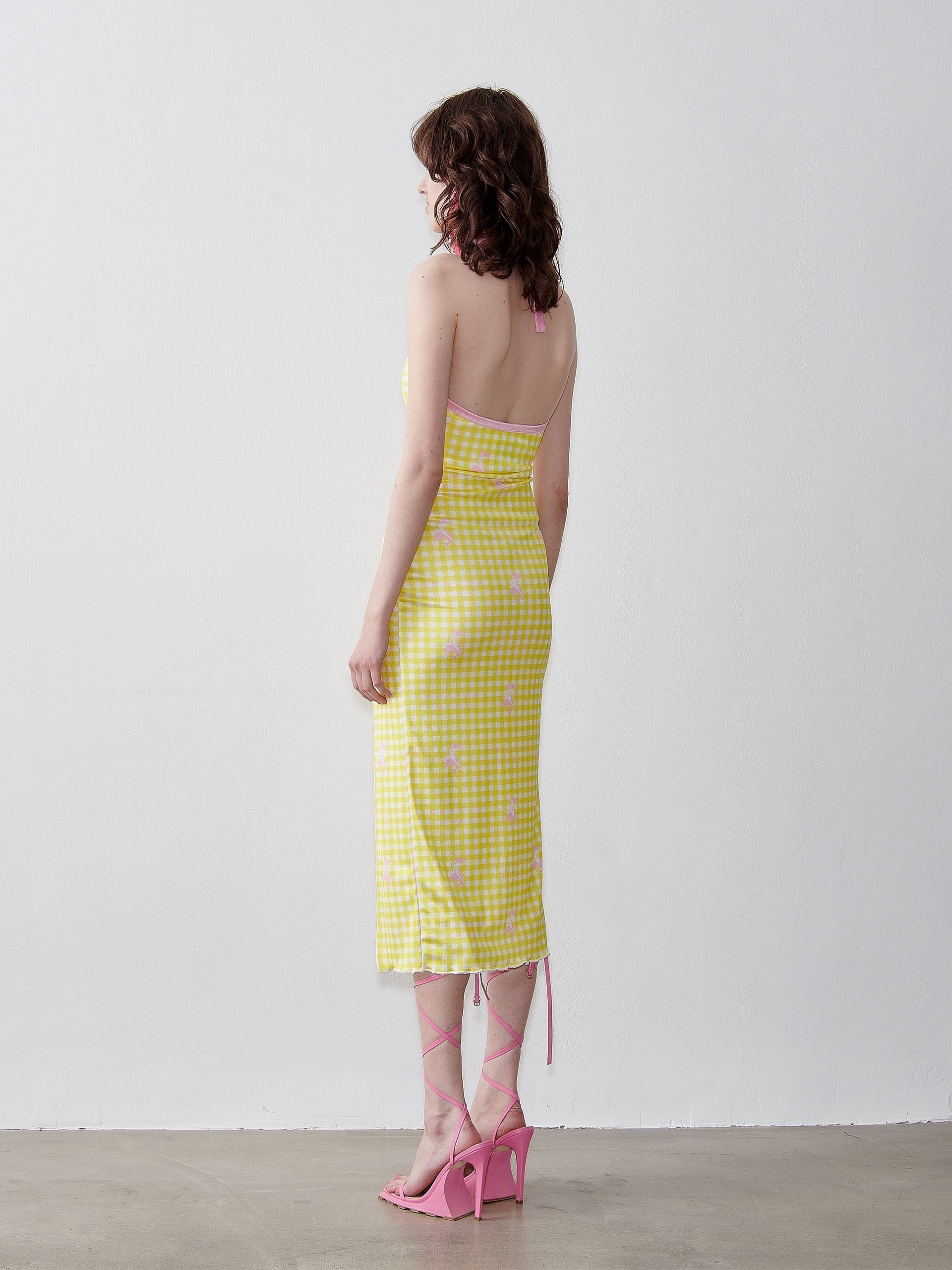 HEATHER MIDI DRESS SUNSHINE GINGHAM - 2