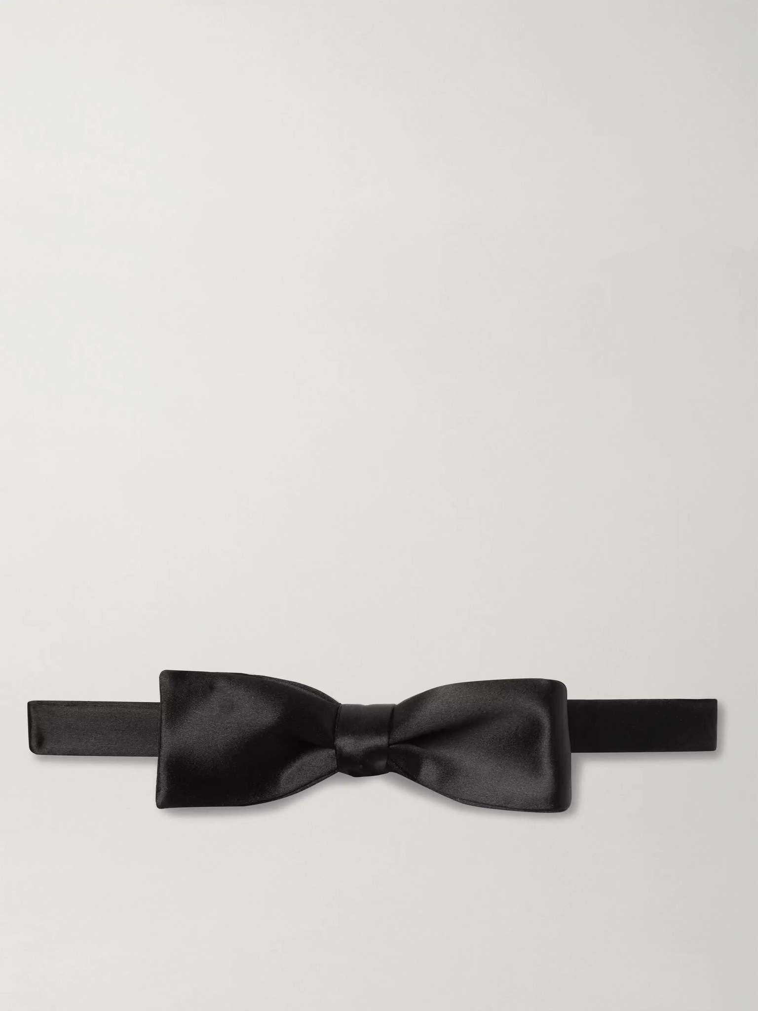 Self-Tie Silk-Satin Bow Tie - 1