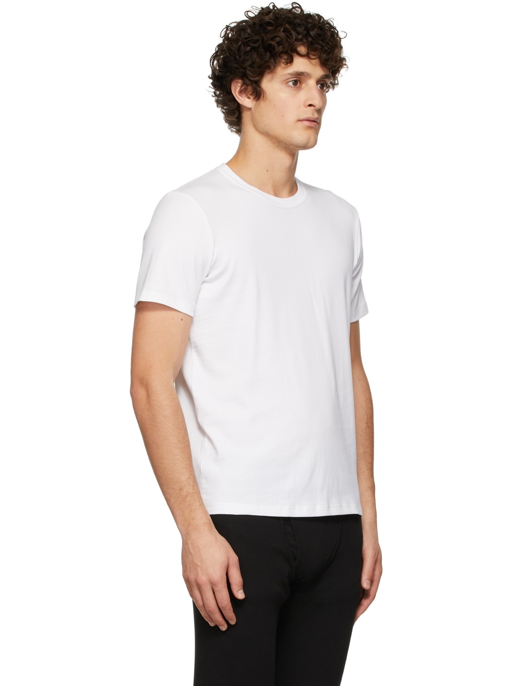 White Crewneck T-Shirt - 2