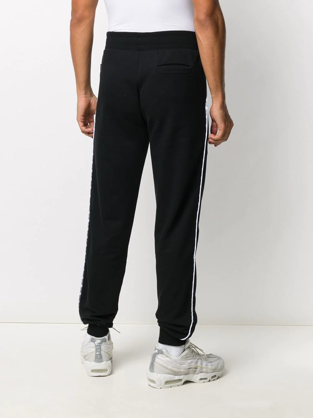 logo patch track pants - 4