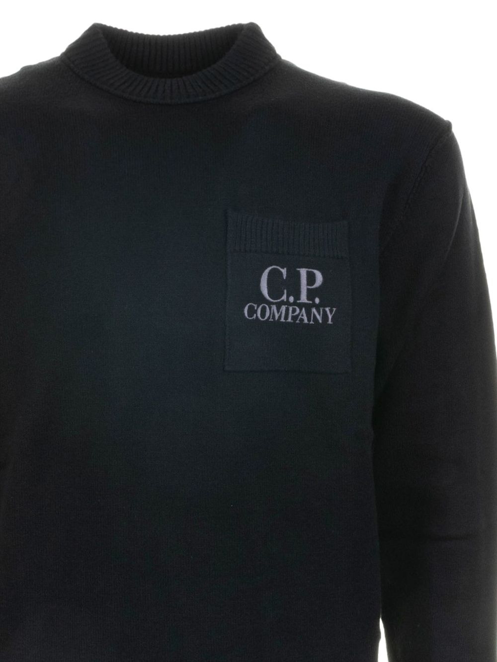 logo-patch pocket sweater - 2