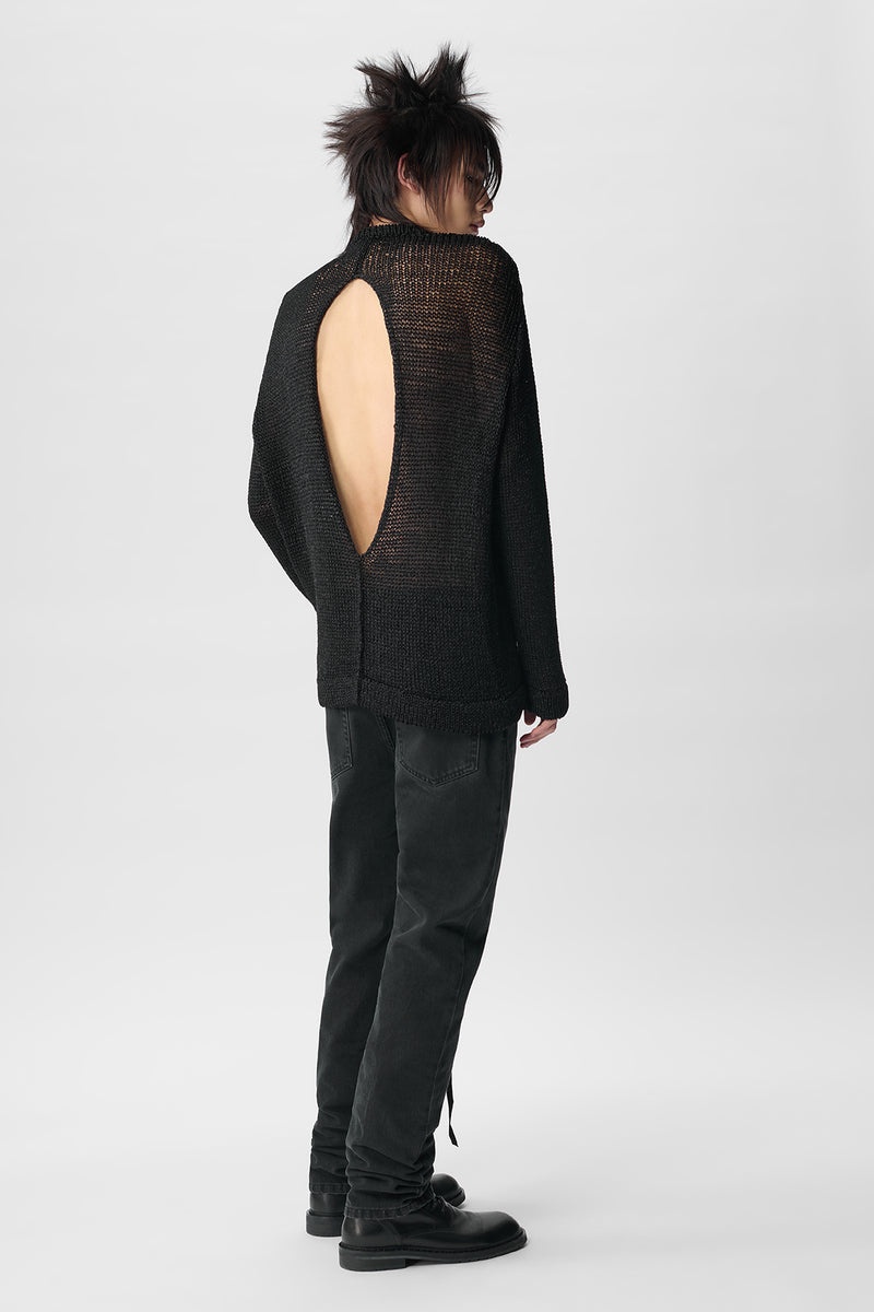 Nijs Open Back Long Sleeve Top - 4