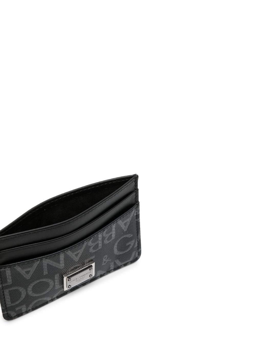 logo jacquard card holder - 3