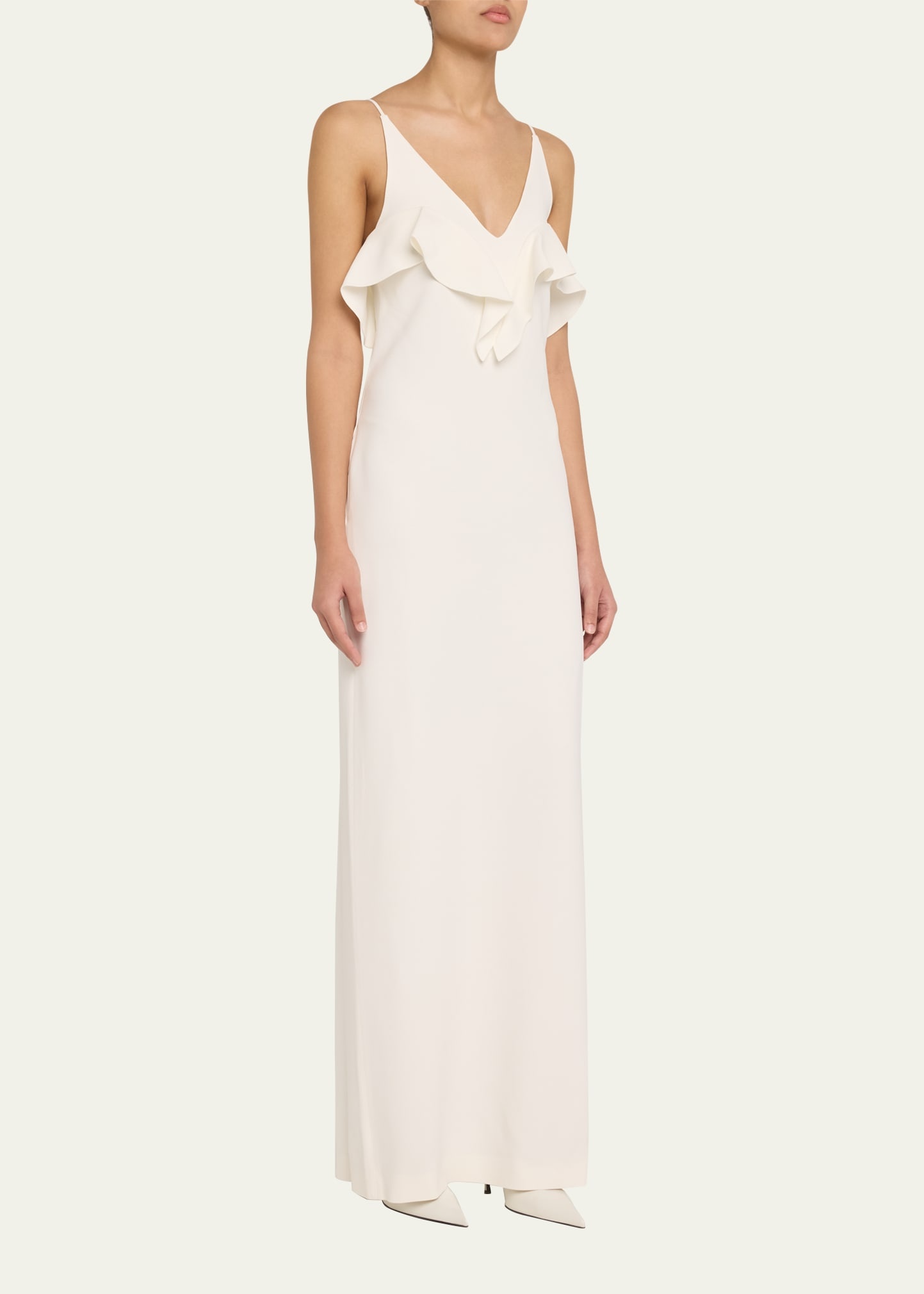 Long Ruffle Tank Dress - 4