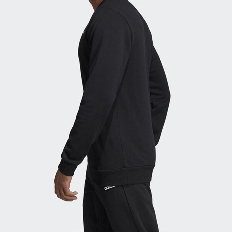 adidas E PLN CREW FT Knitted Hooded Shirt Sweater Men Black DU0395 - 6