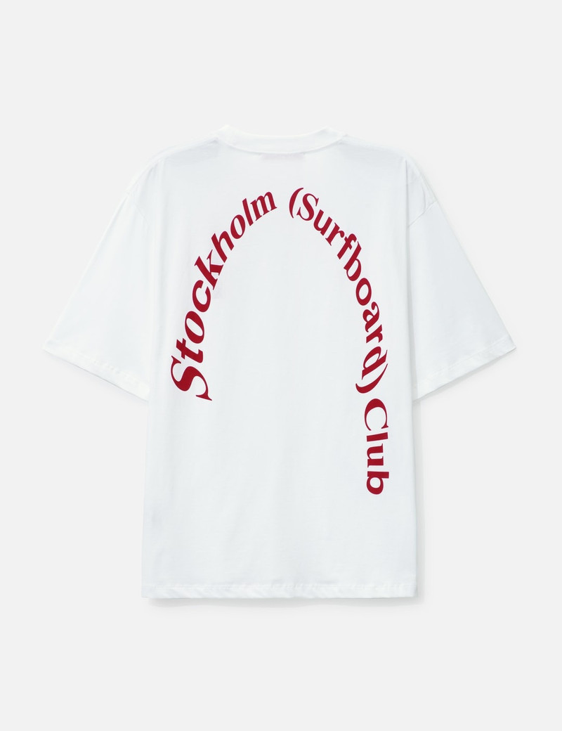 Stockholm Surfboard Club CURVE LOGO REGULAR T-SHIRT outlook