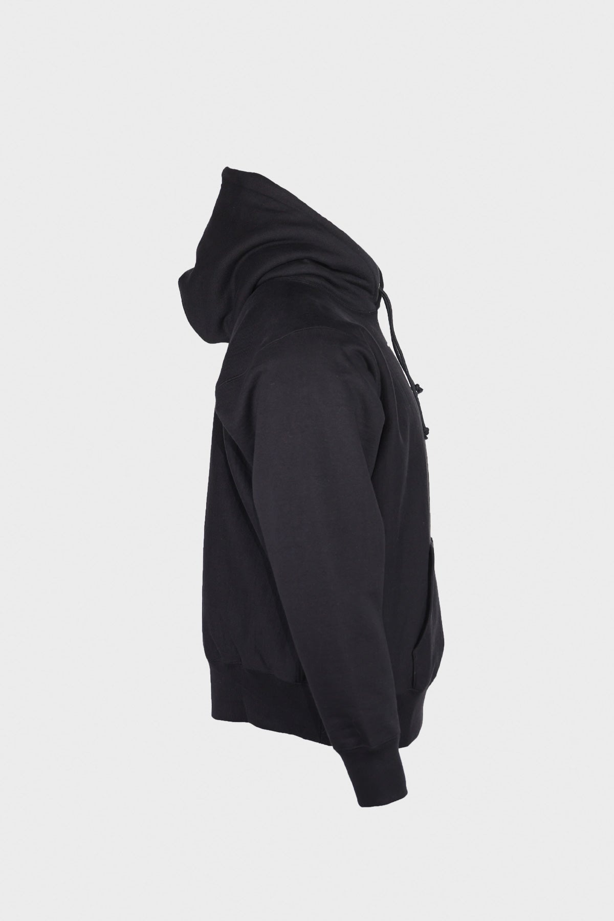 Heavyweight Hooded Sweatshirt - Black - 2