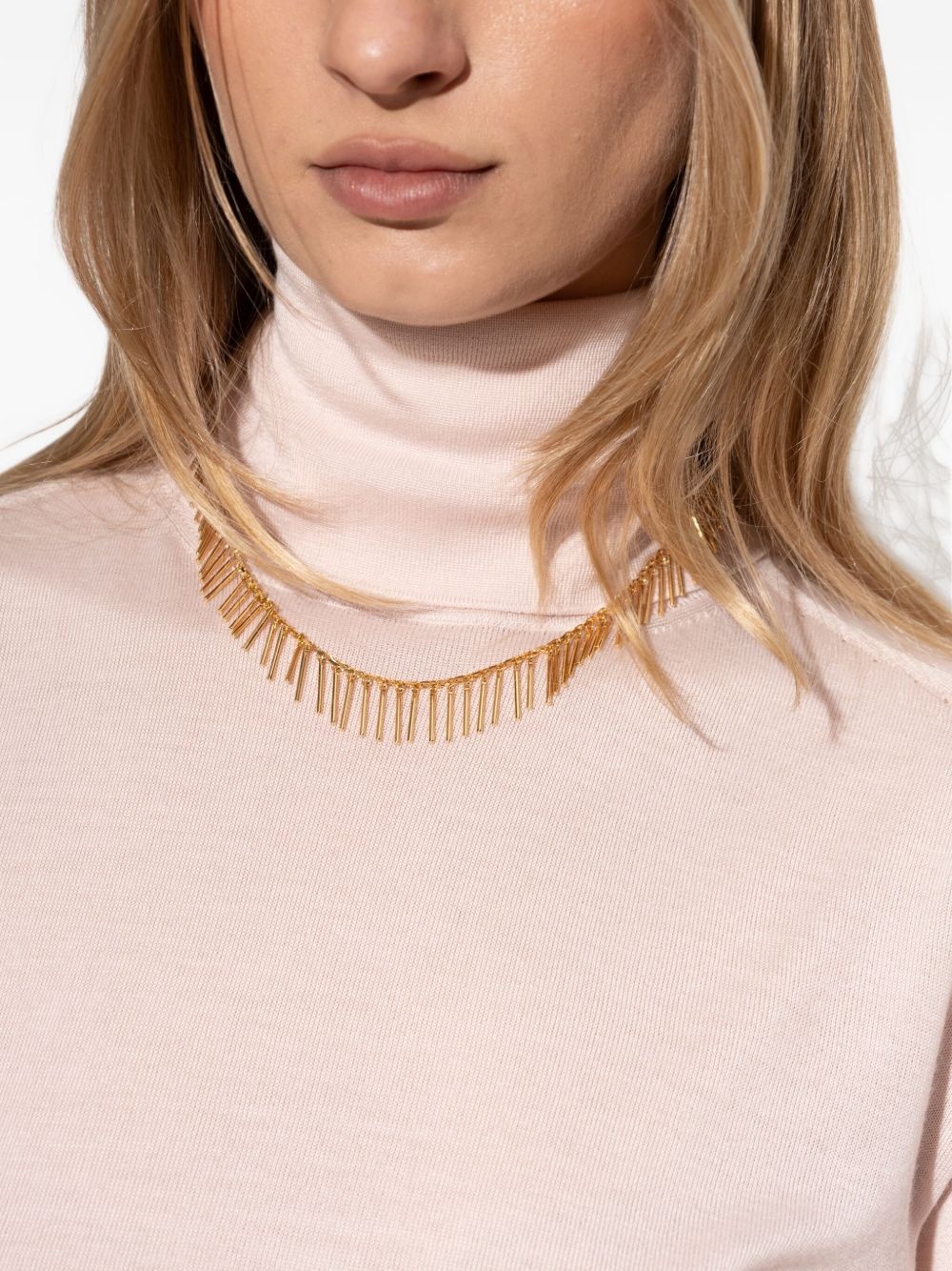fringed necklace - 2