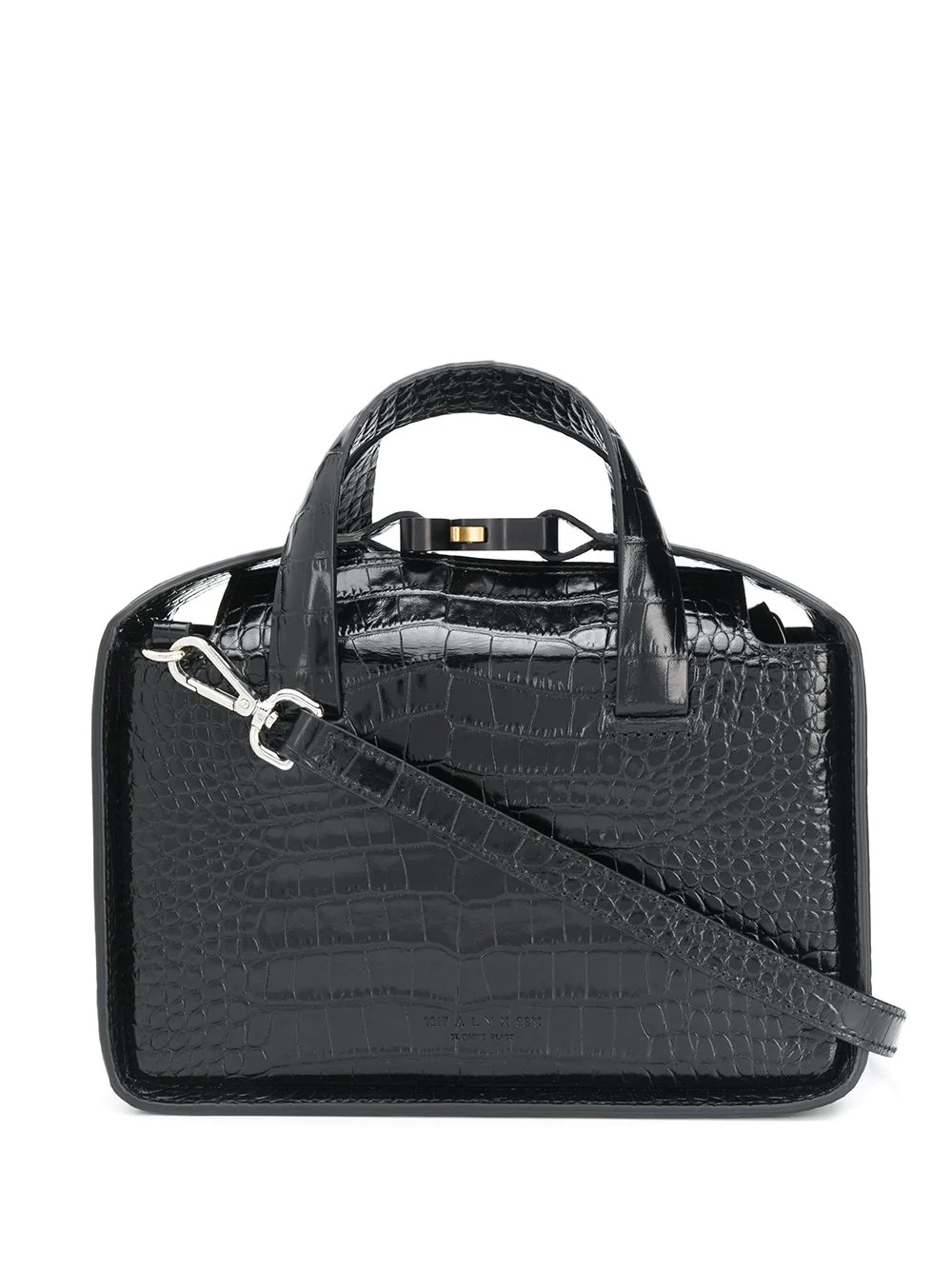 The Brie crocodile-effect tote bag - 1