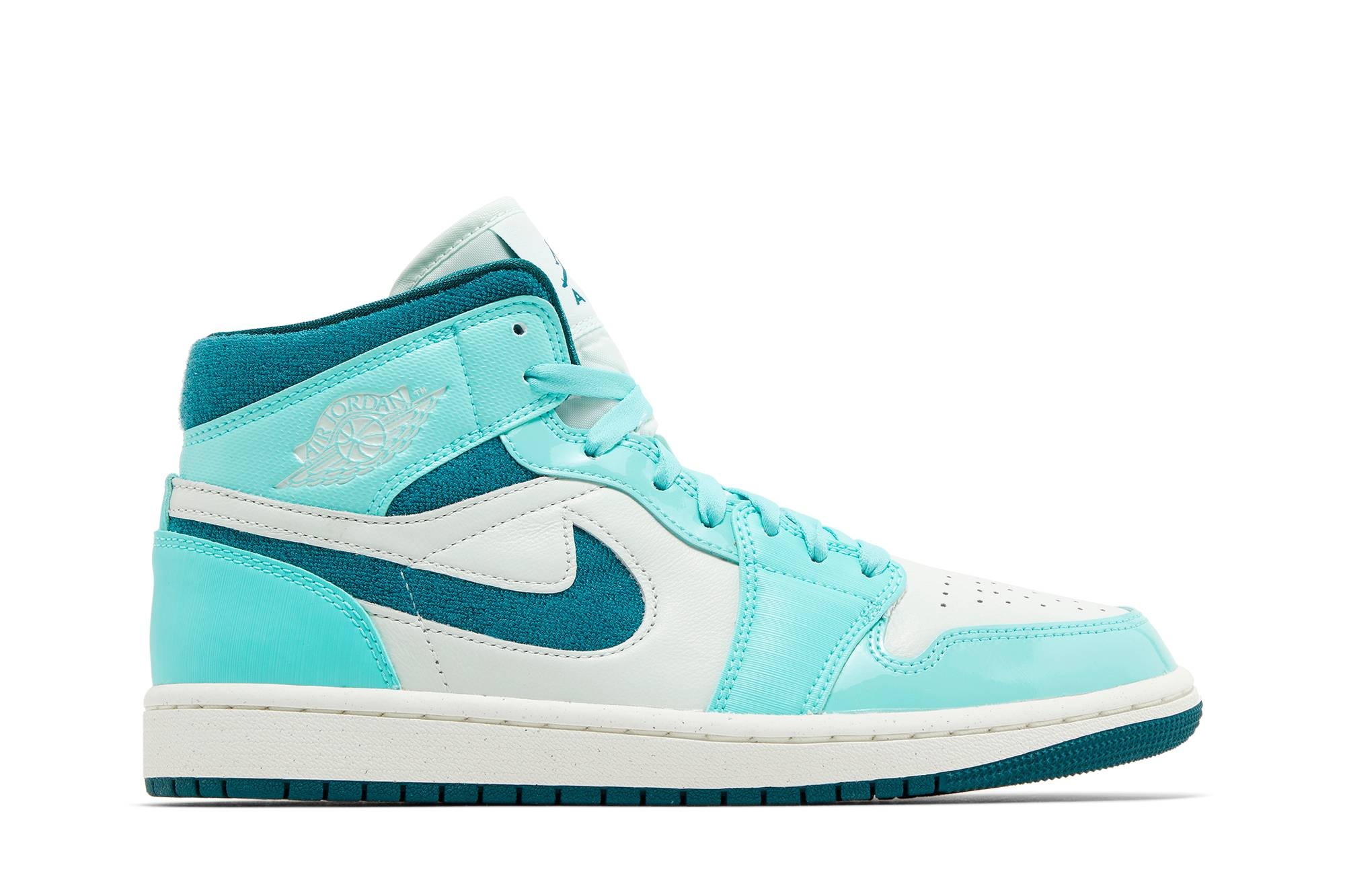 Wmns Air Jordan 1 Mid SE 'Bleached Turquoise' - 1