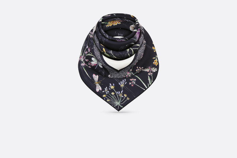 Dior Herbarium 90 Square Scarf 4