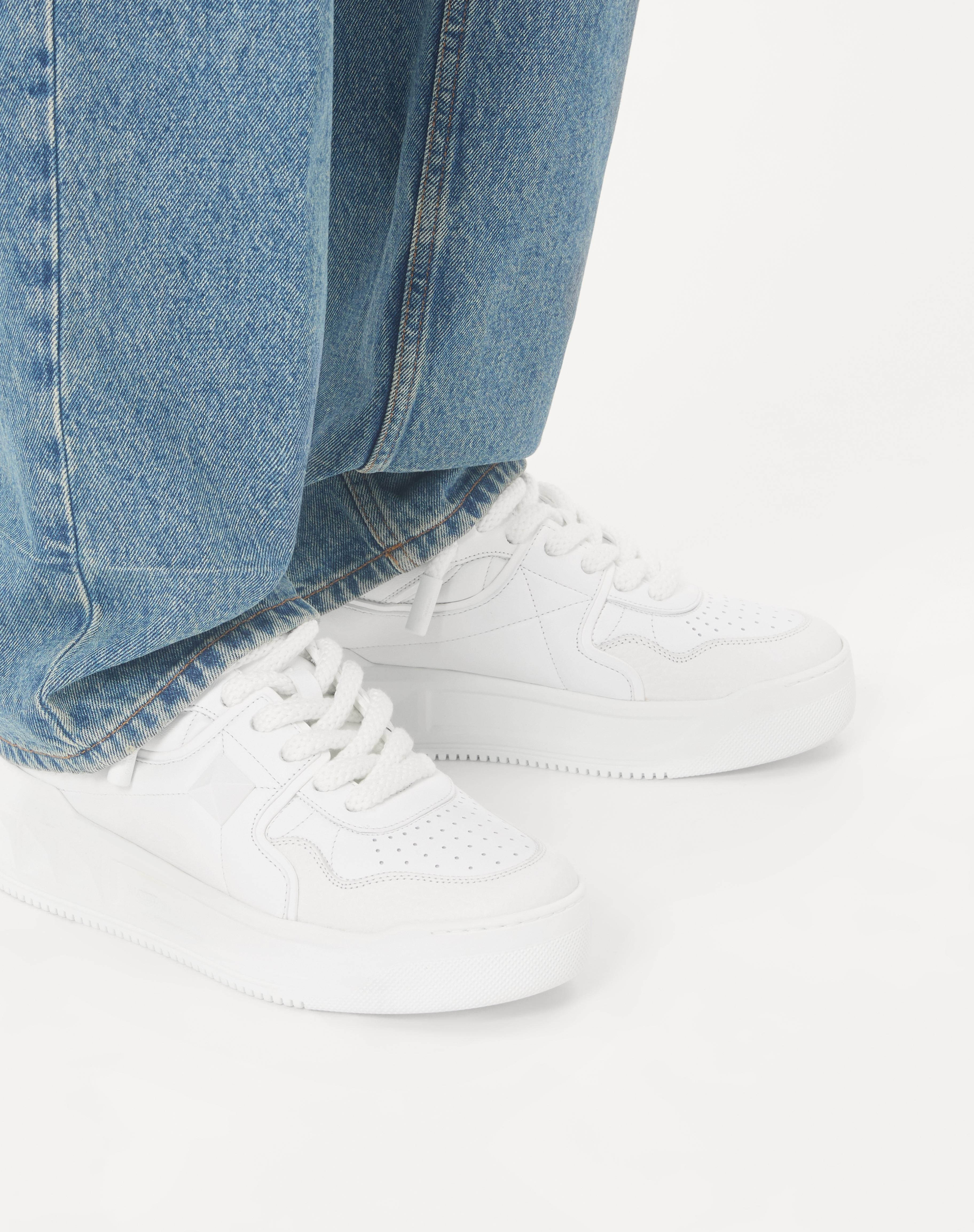 ONE STUD XL NAPPA LEATHER LOW-TOP SNEAKER - 2