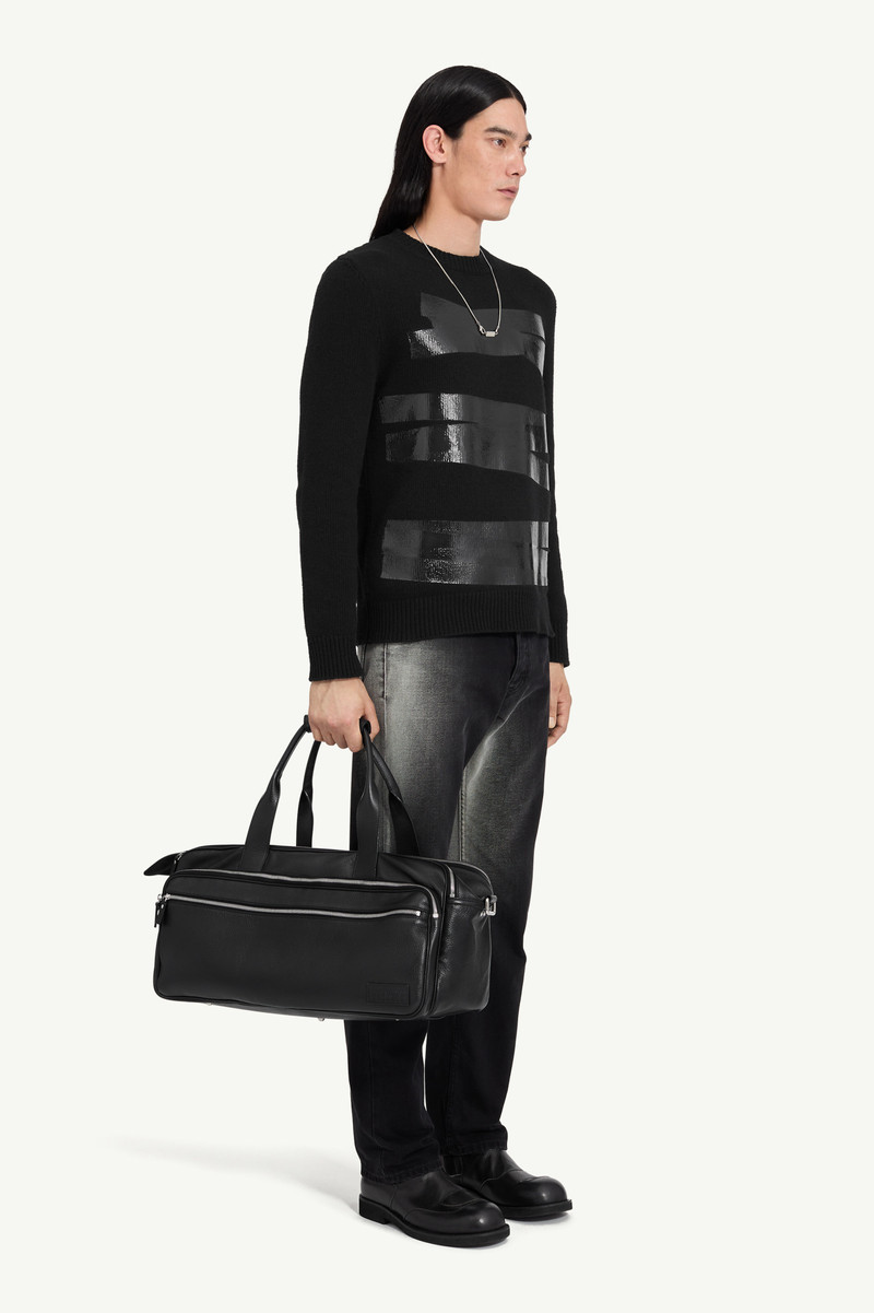 MM6 Maison Margiela Taped label wool jumper outlook