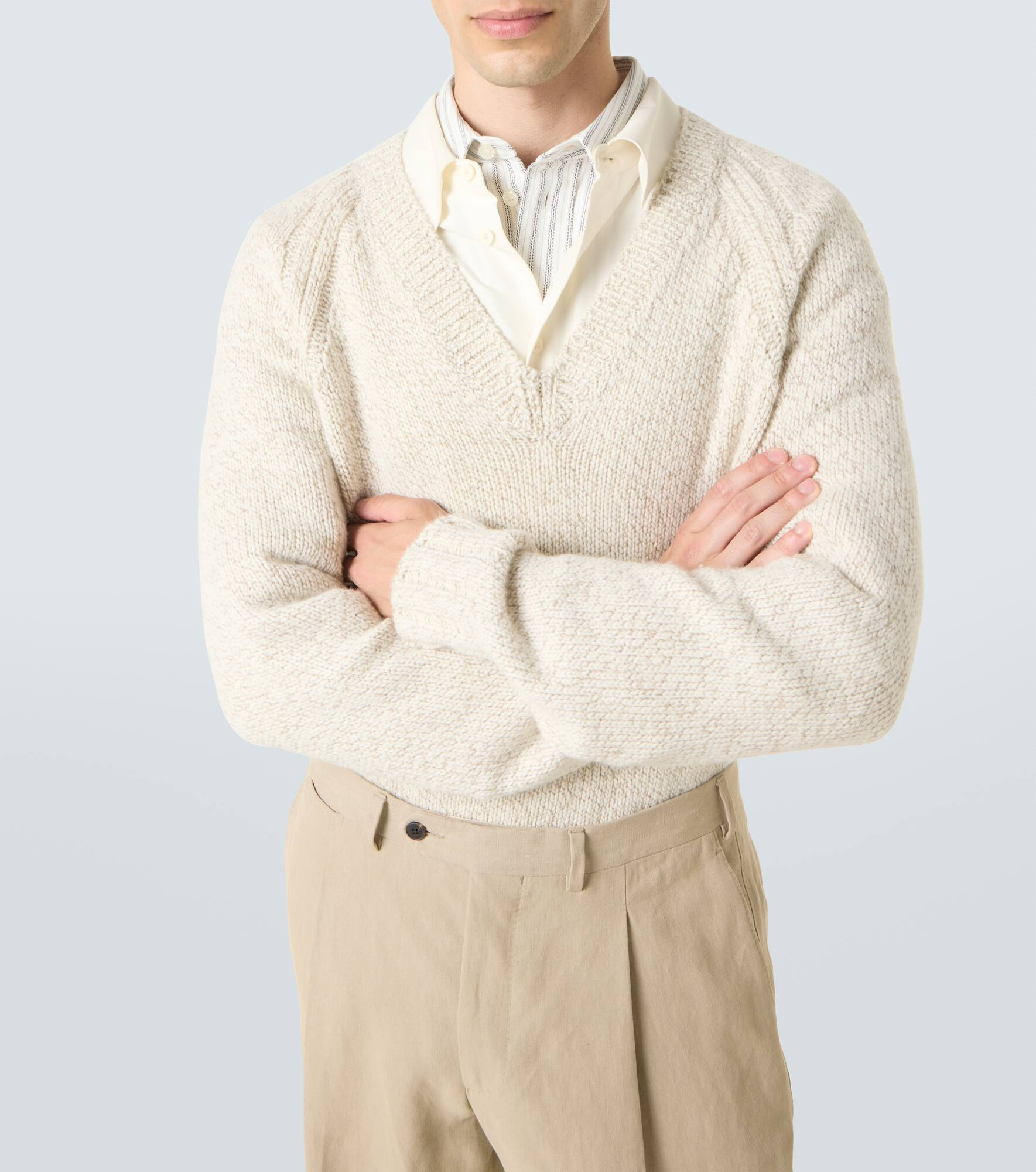 Cashmere and wool sweater - 6