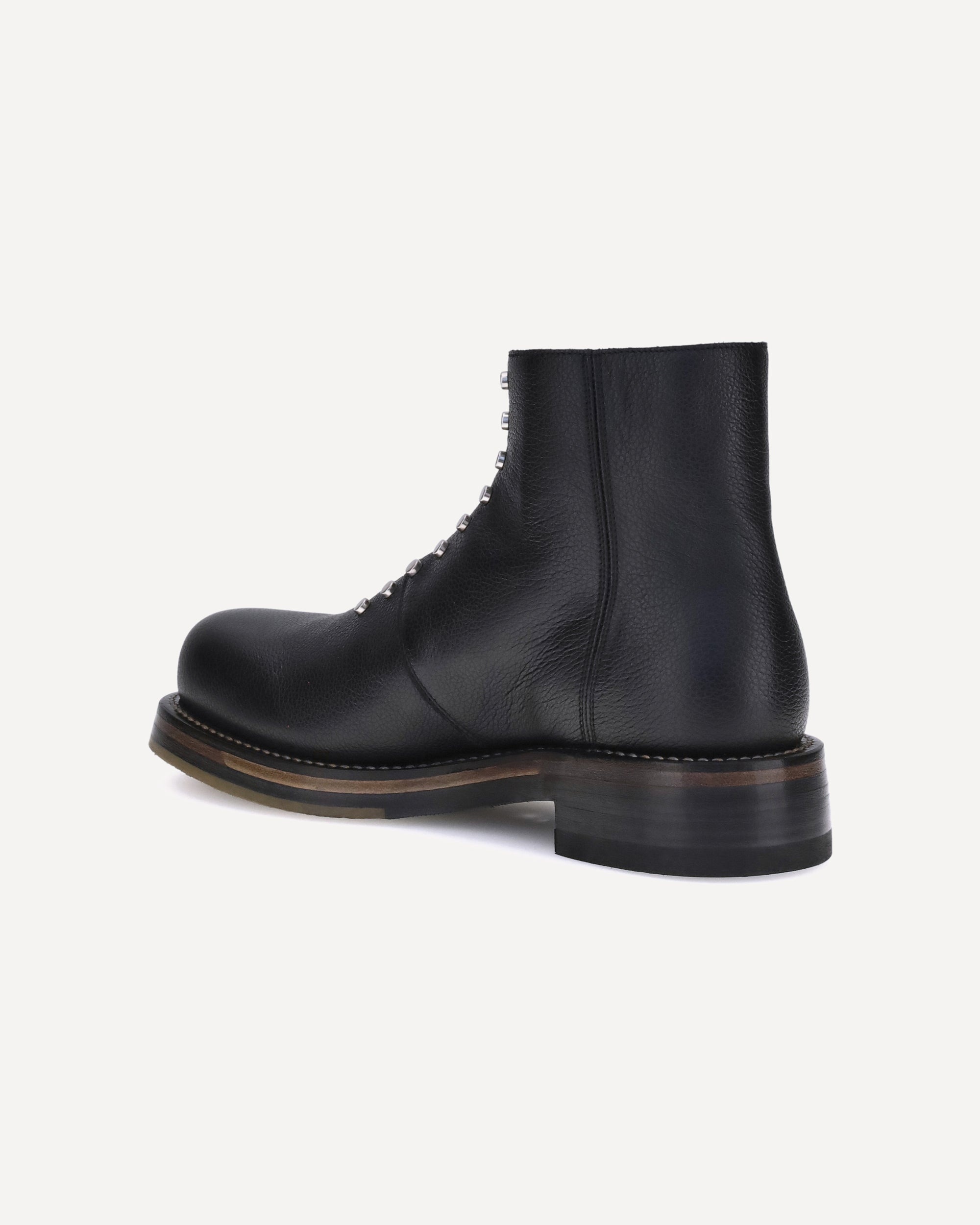 Studded leather Ankle Boots - 3