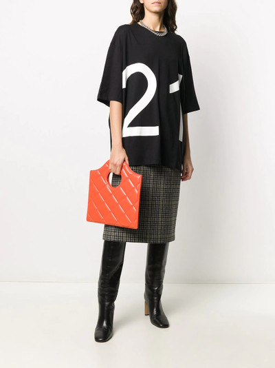 N°21 oversized logo-print T-shirt outlook