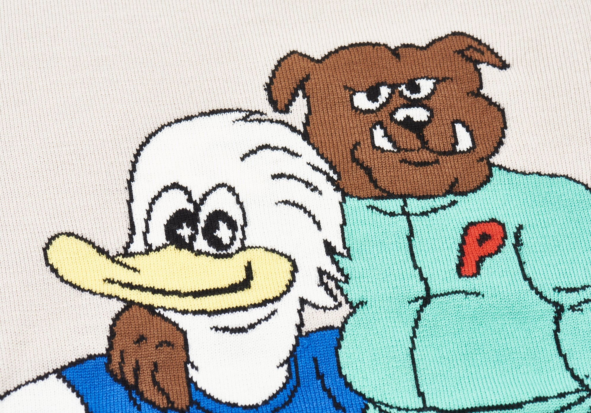 DOG AND DUCK KNIT CREAM - 3