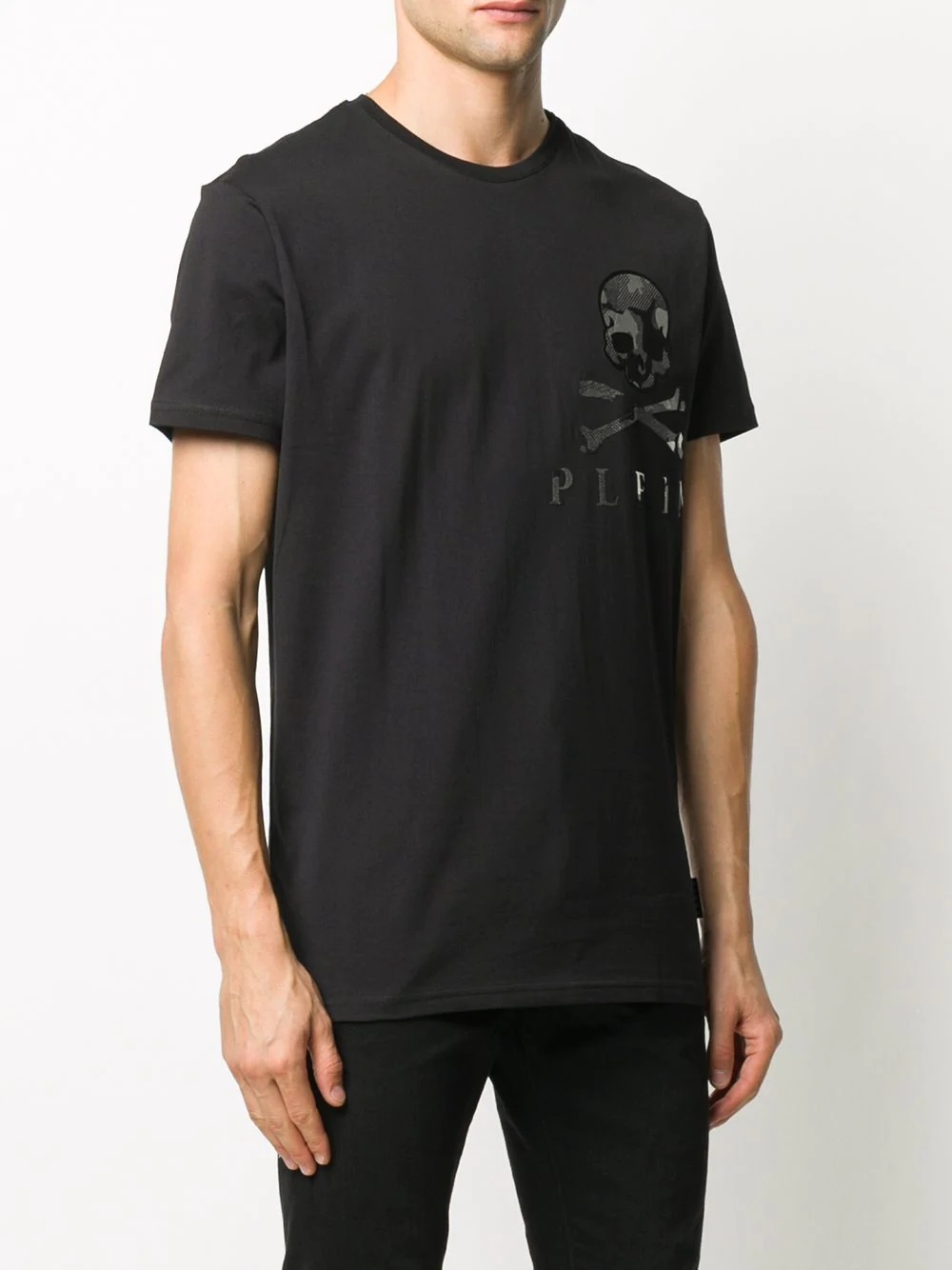 camouflage skull-print cotton T-shirt - 3