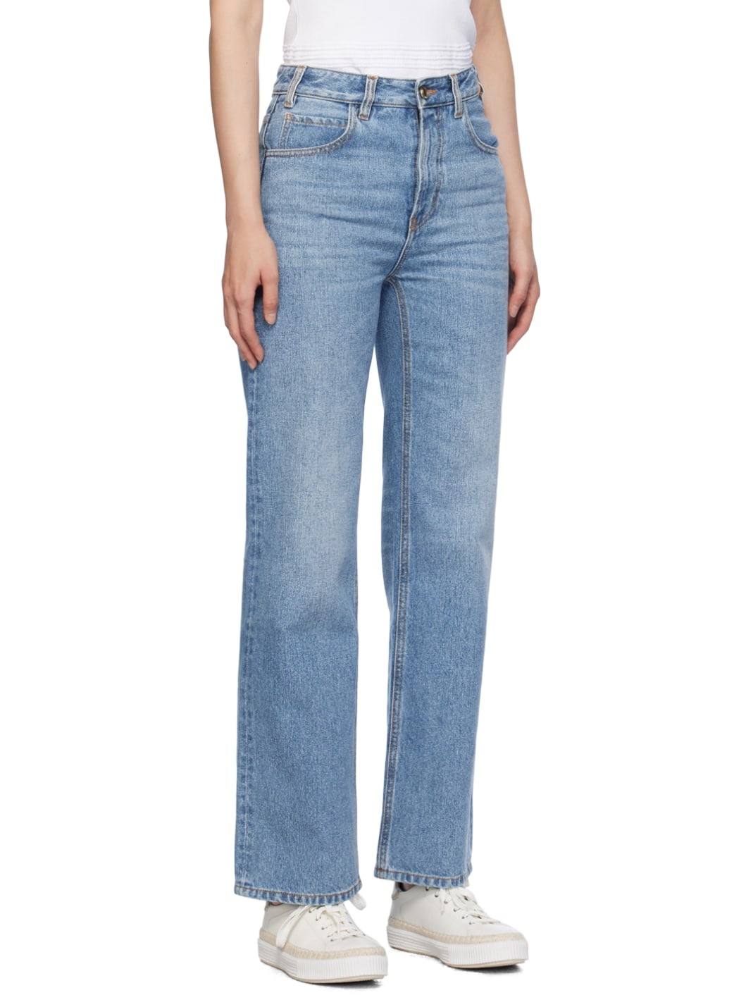 Blue Boyfriend Jeans - 2