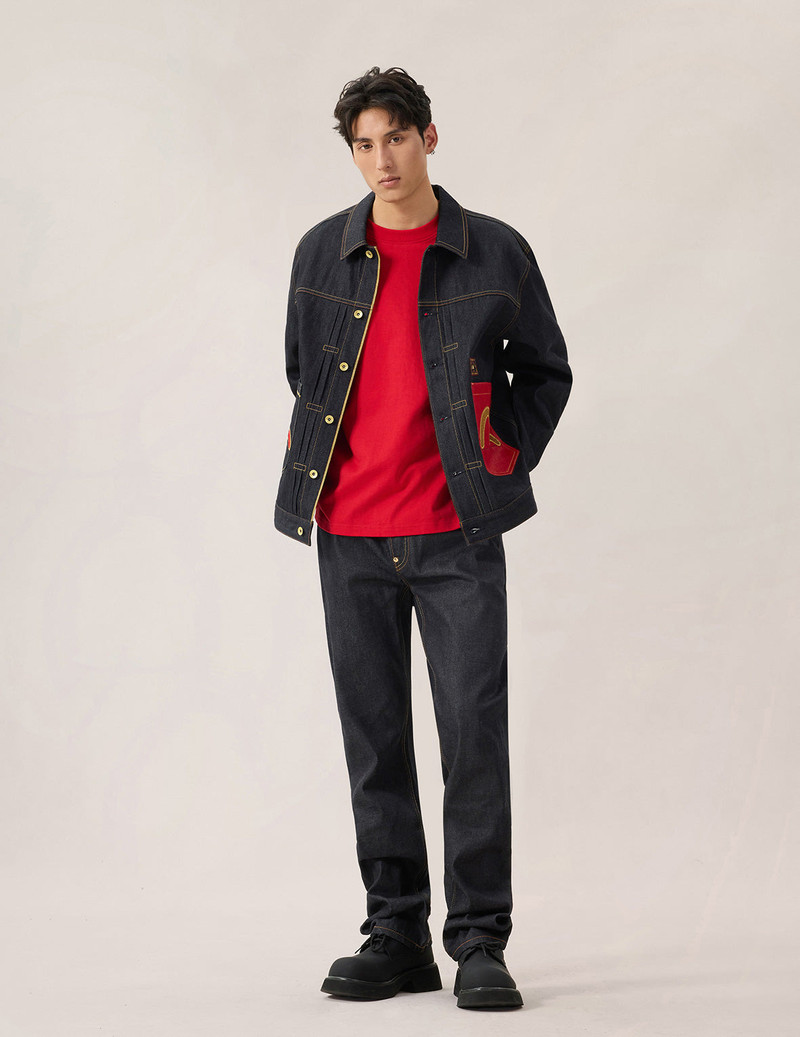 Year Of Horse Embroidery Denim Jacket 16