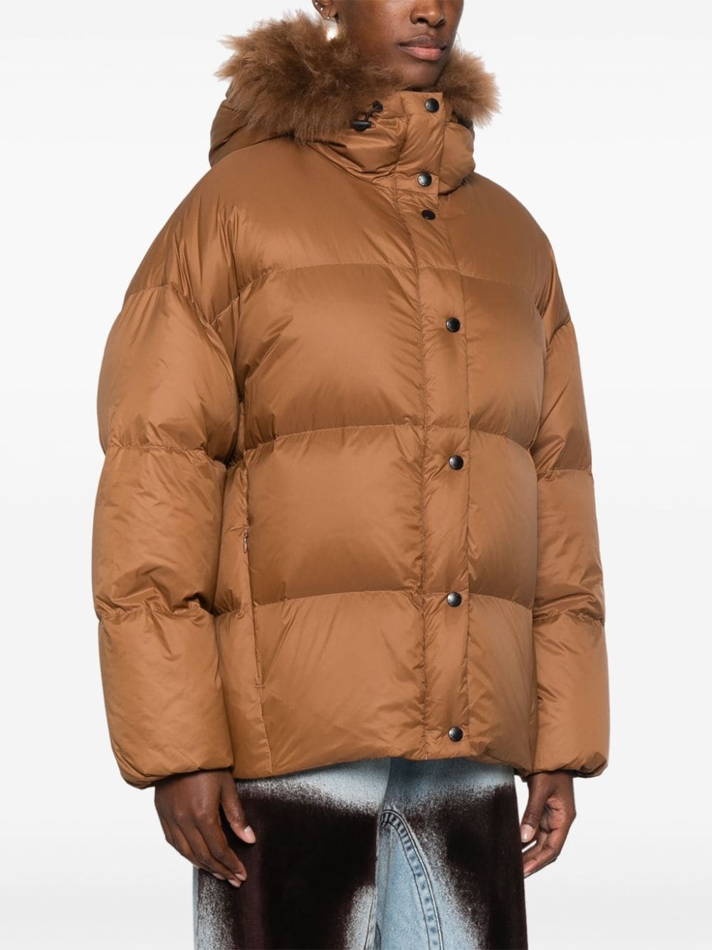 water-repellent puffer jacket - 3