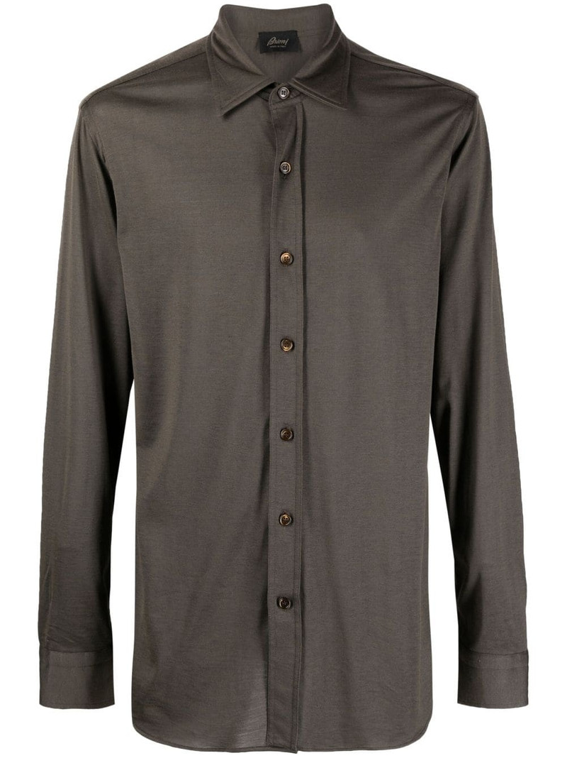 long-sleeve button-up shirt 1