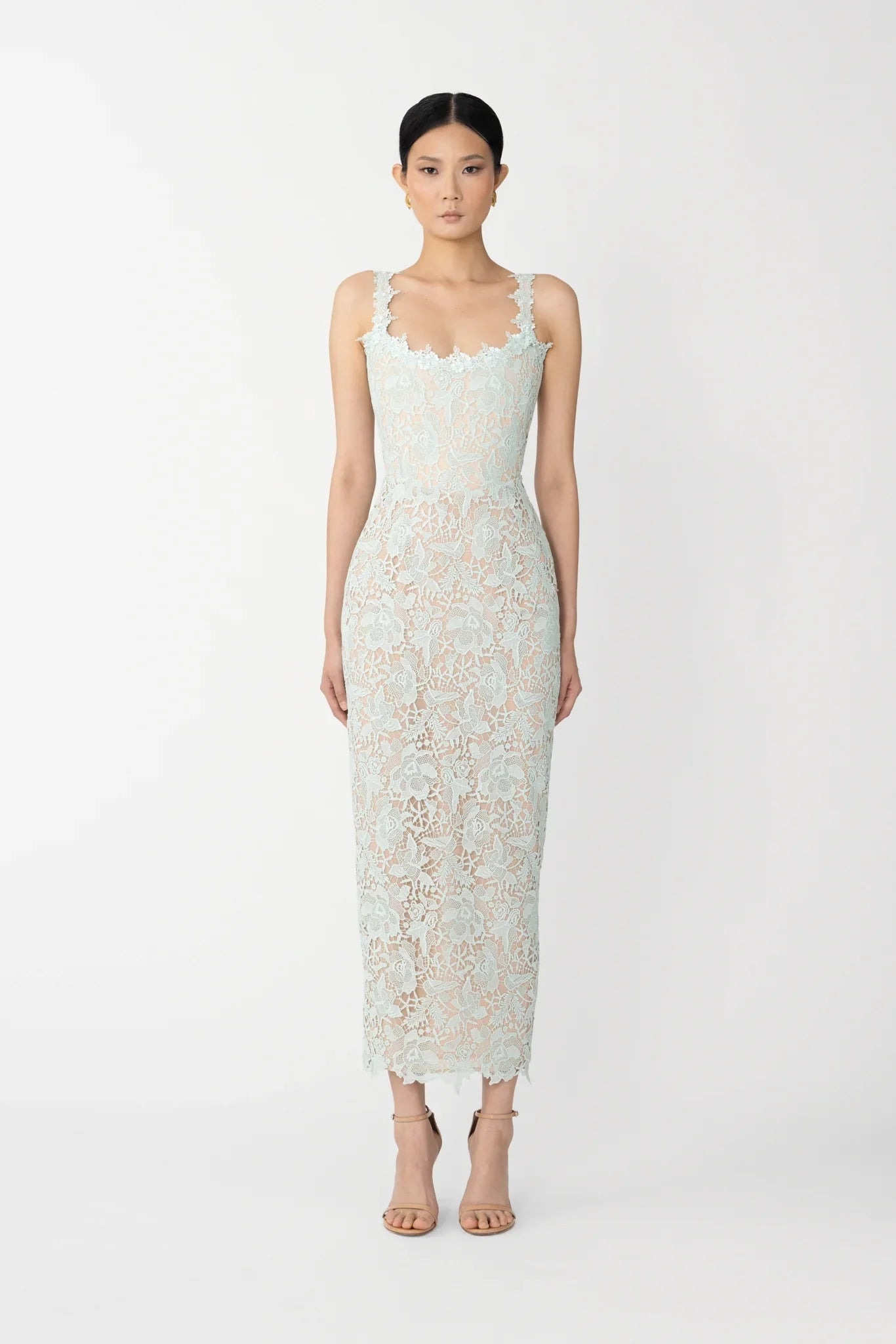 CORALINE LACE MIDI DRESS - 1