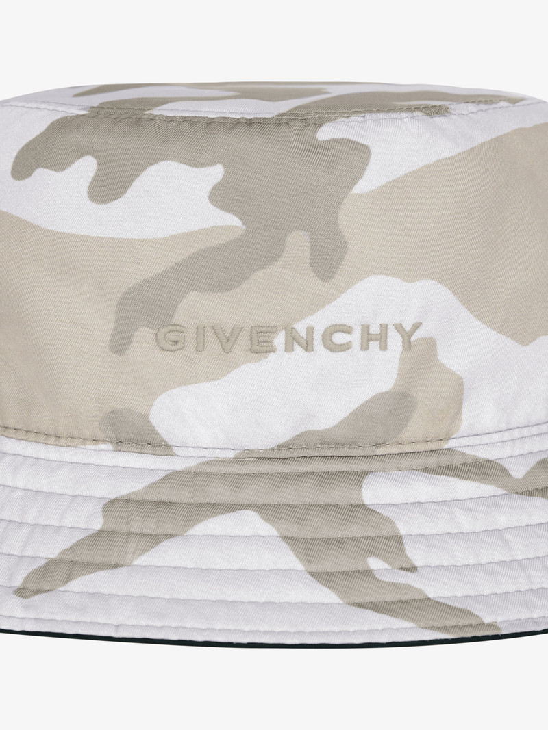 Givenchy GIVENCHY REVERSIBLE BUCKET HAT WITH CAMOUFLAGE PRINT outlook