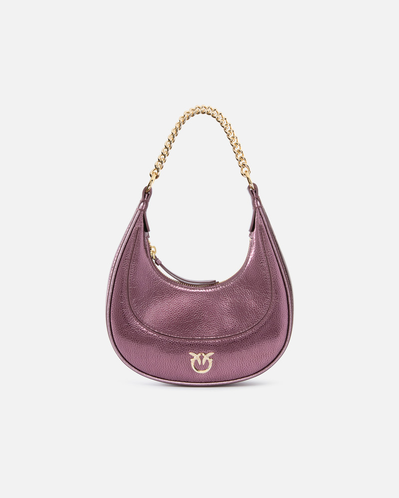 METALLIC LEATHER BRIOCHE BAG MINI HANDBAG 1