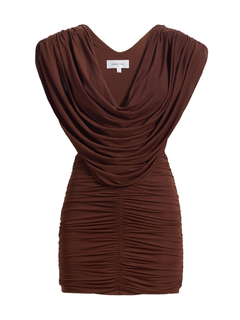 Women's Kehlani Gathered Minidress - Soft Silt 1