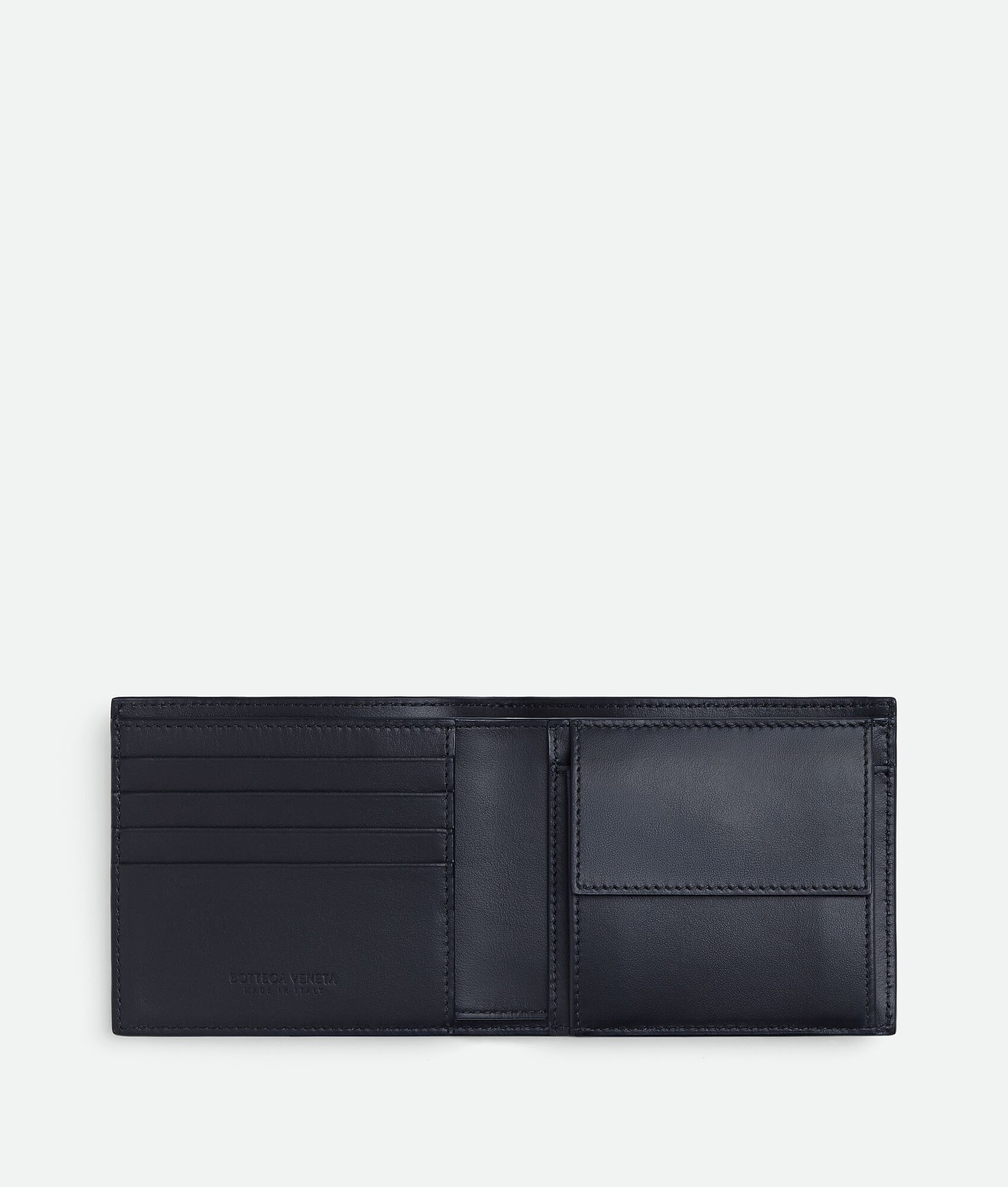 Intrecciato Bi-Fold Wallet With Coin Purse - 2