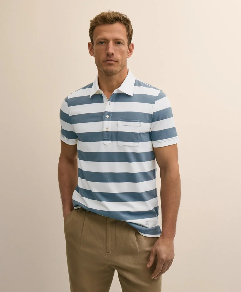 Golden Fleece® Stretch Supima® Cotton Short-Sleeve Polo - 1