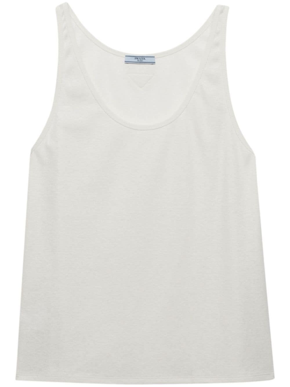 ribbed knit tank top - 1