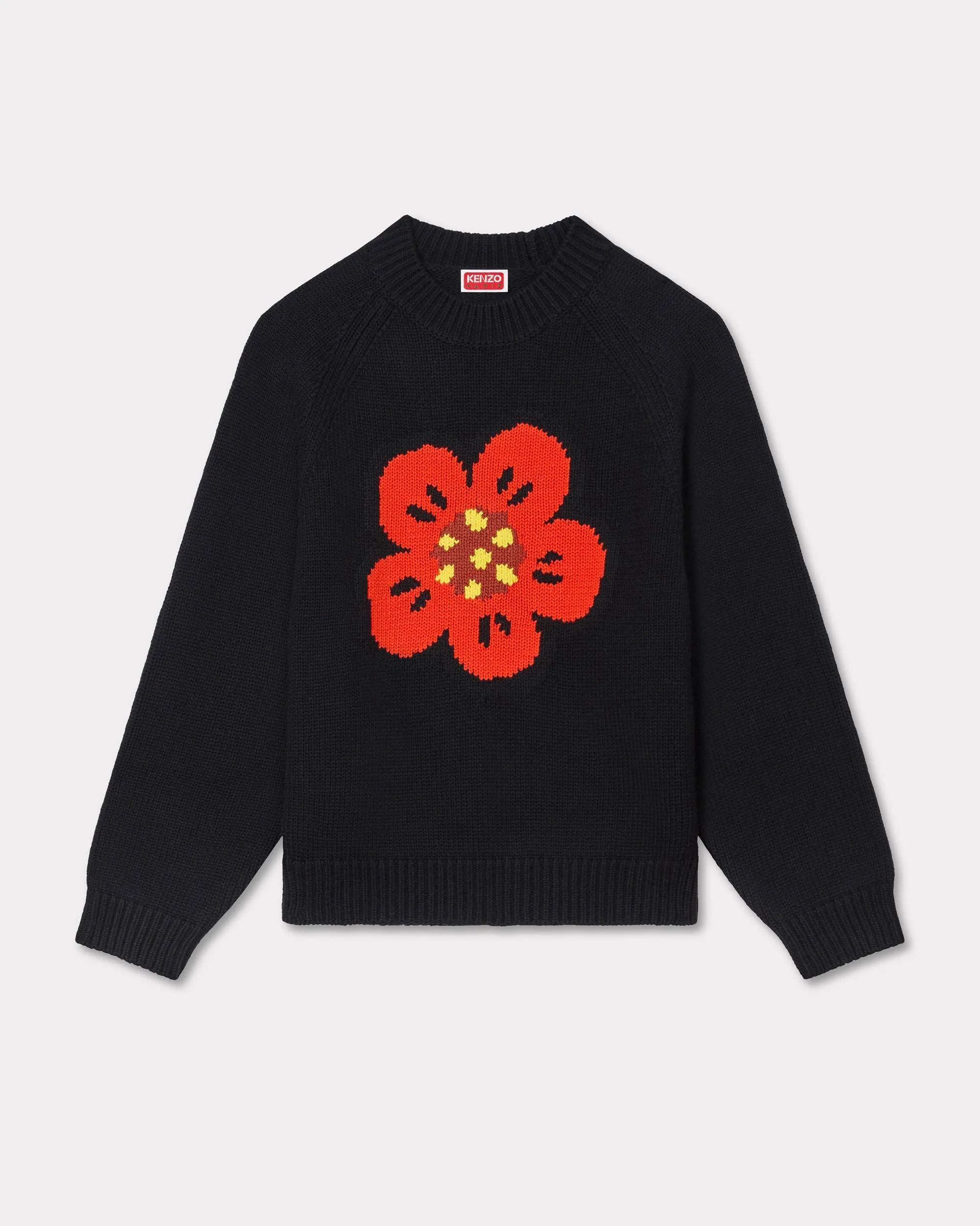 'Boke Flower' jumper in cotton wool - 1