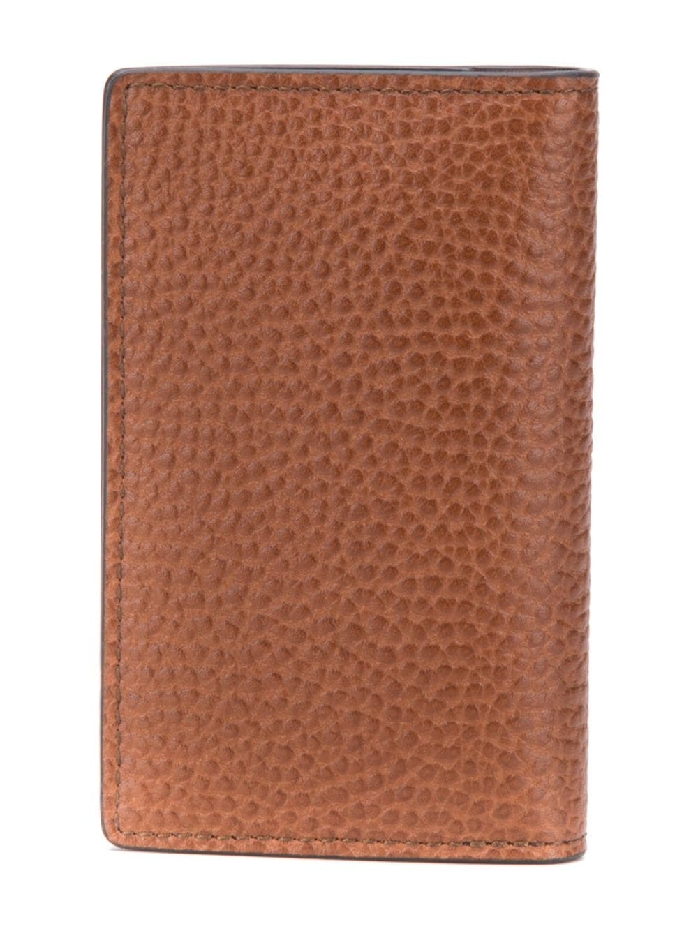 pebbled card case - 2