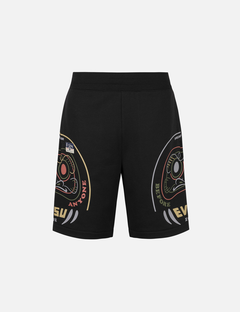 EVISU Daruma Print Regular Fit Sweatshorts outlook